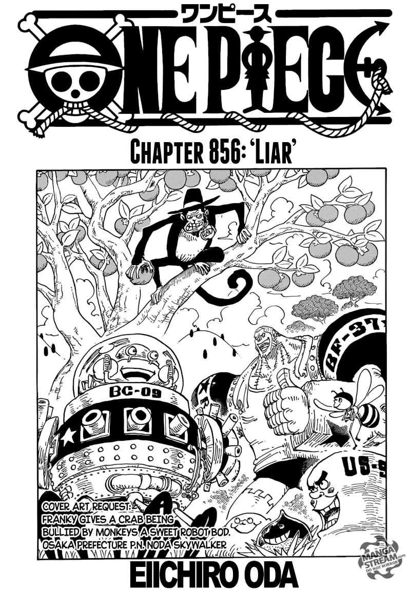 One Piece chương 856, trang 1