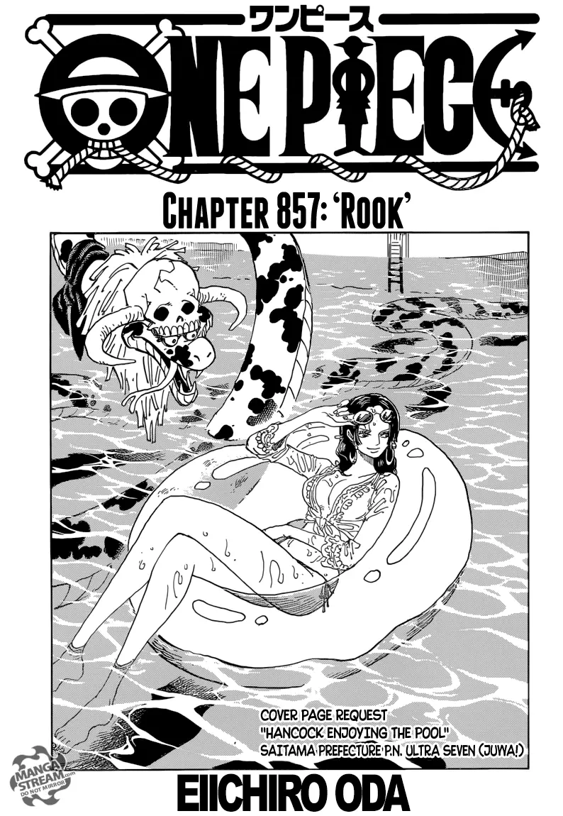 One Piece chương 857, trang 1