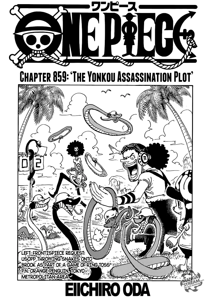 One Piece chương 859, trang 1