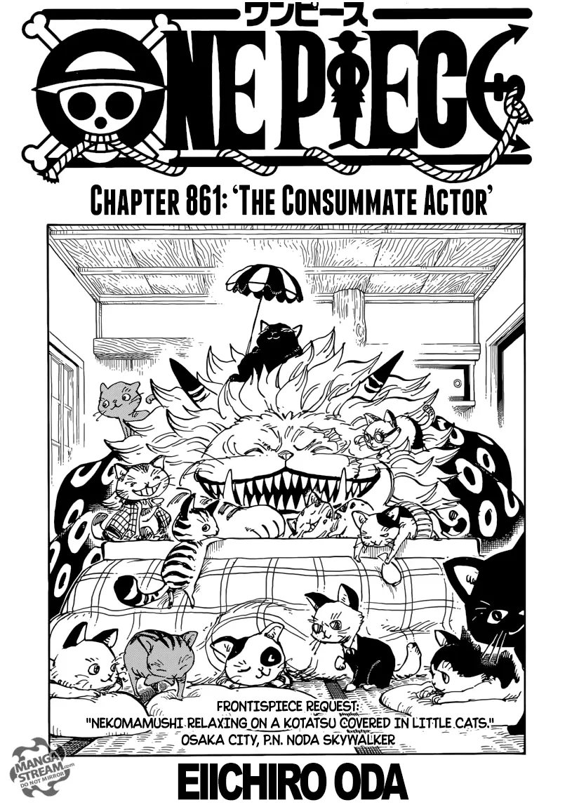 One Piece chương 861, trang 1