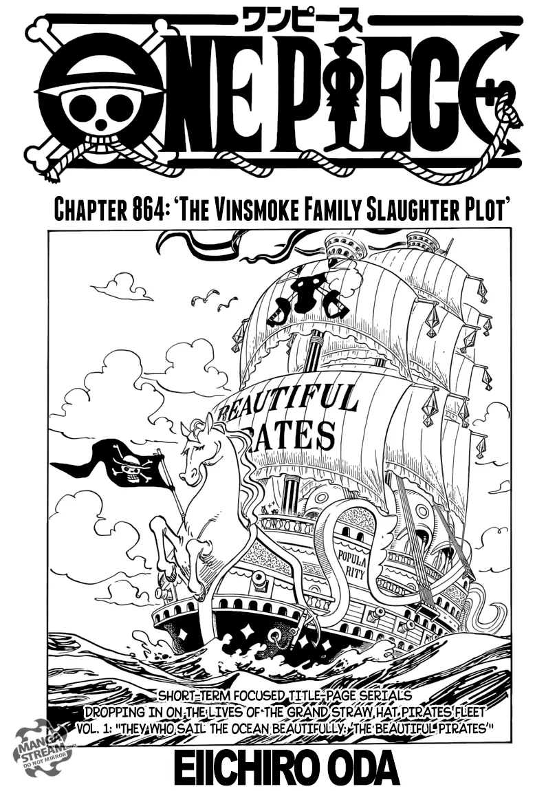 One Piece chương 864, trang 1