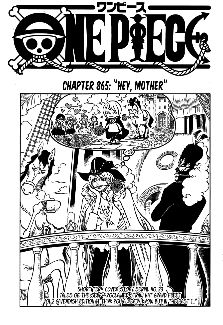 One Piece chương 865, trang 1