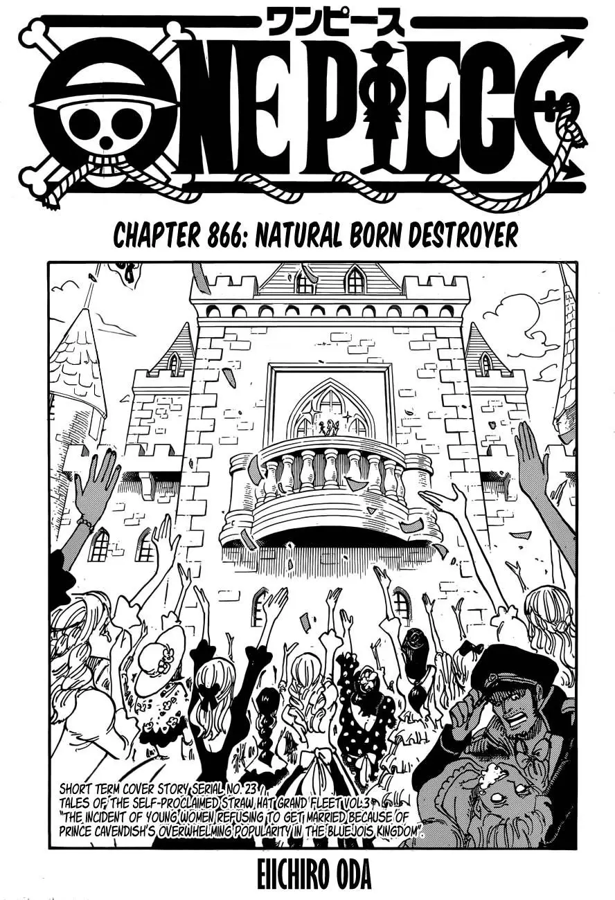 One Piece chương 866, trang 1