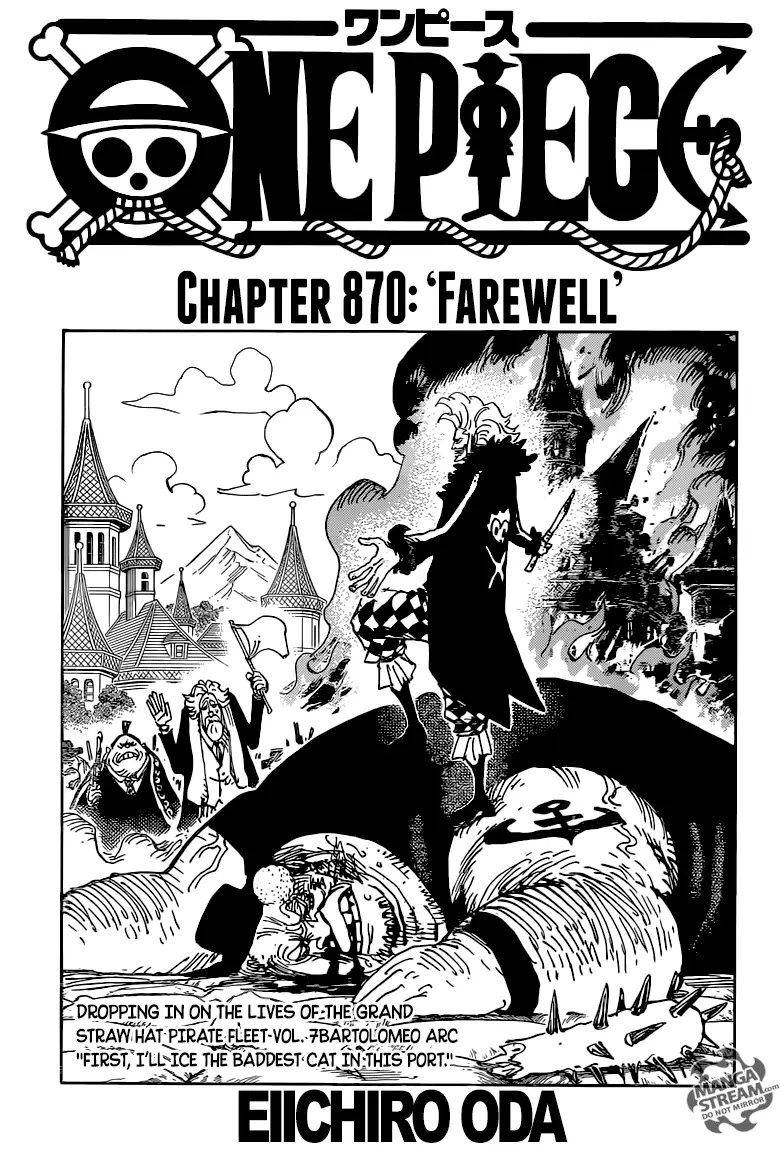 One Piece chương 870, trang 1