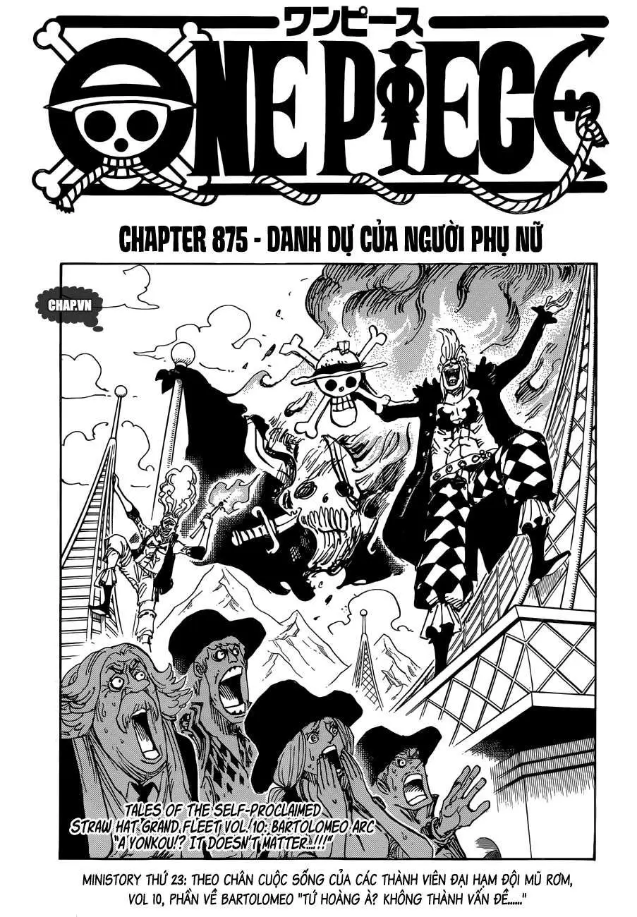 One Piece chương 875, trang 1