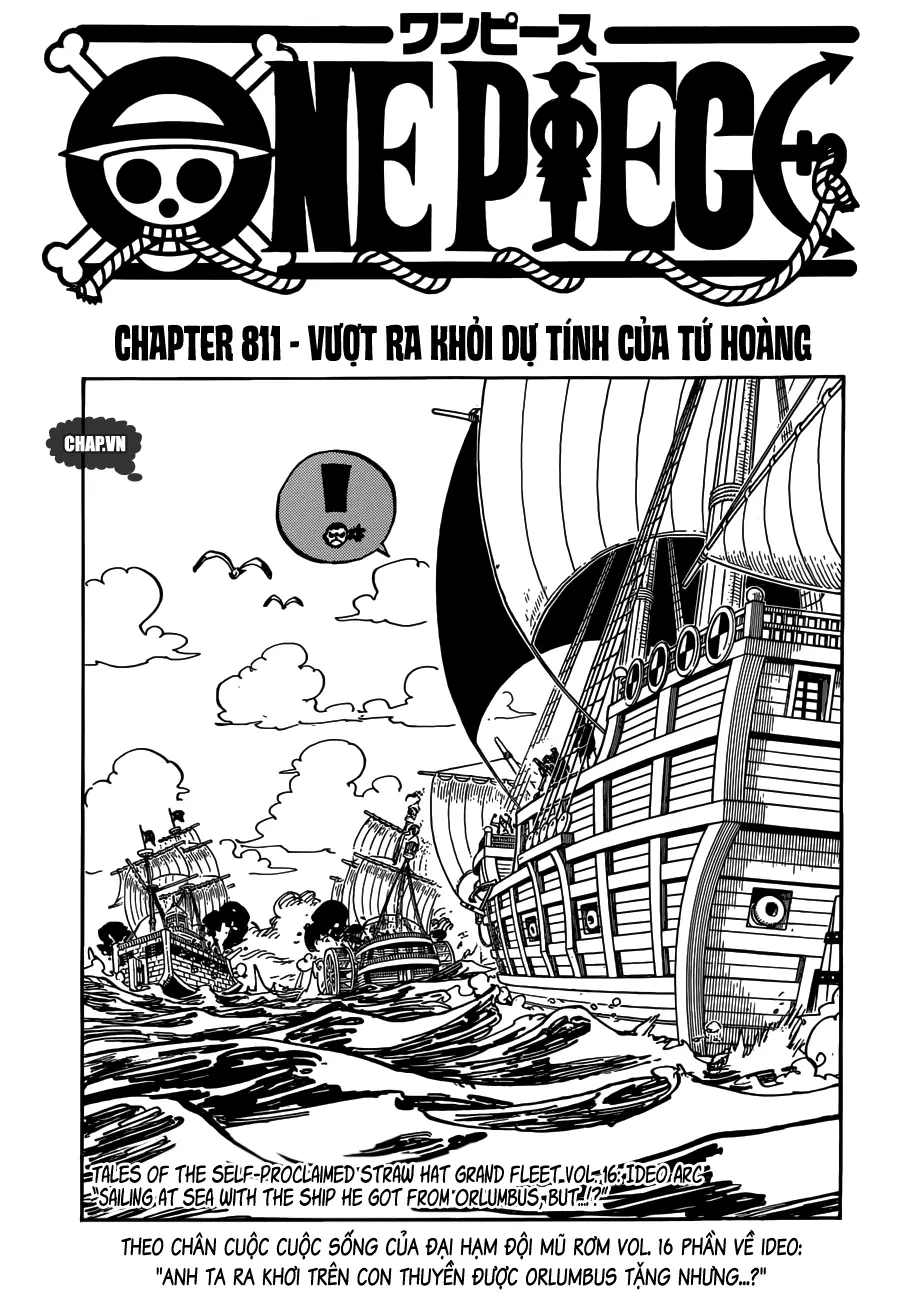 One Piece chương 882, trang 1