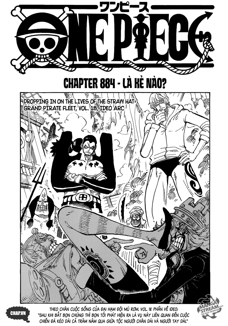 One Piece chương 884, trang 1
