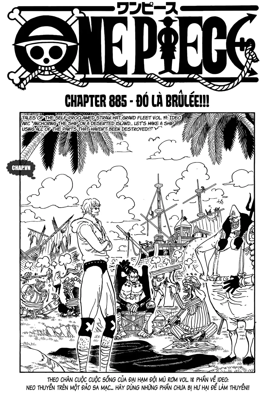 One Piece chương 885, trang 1