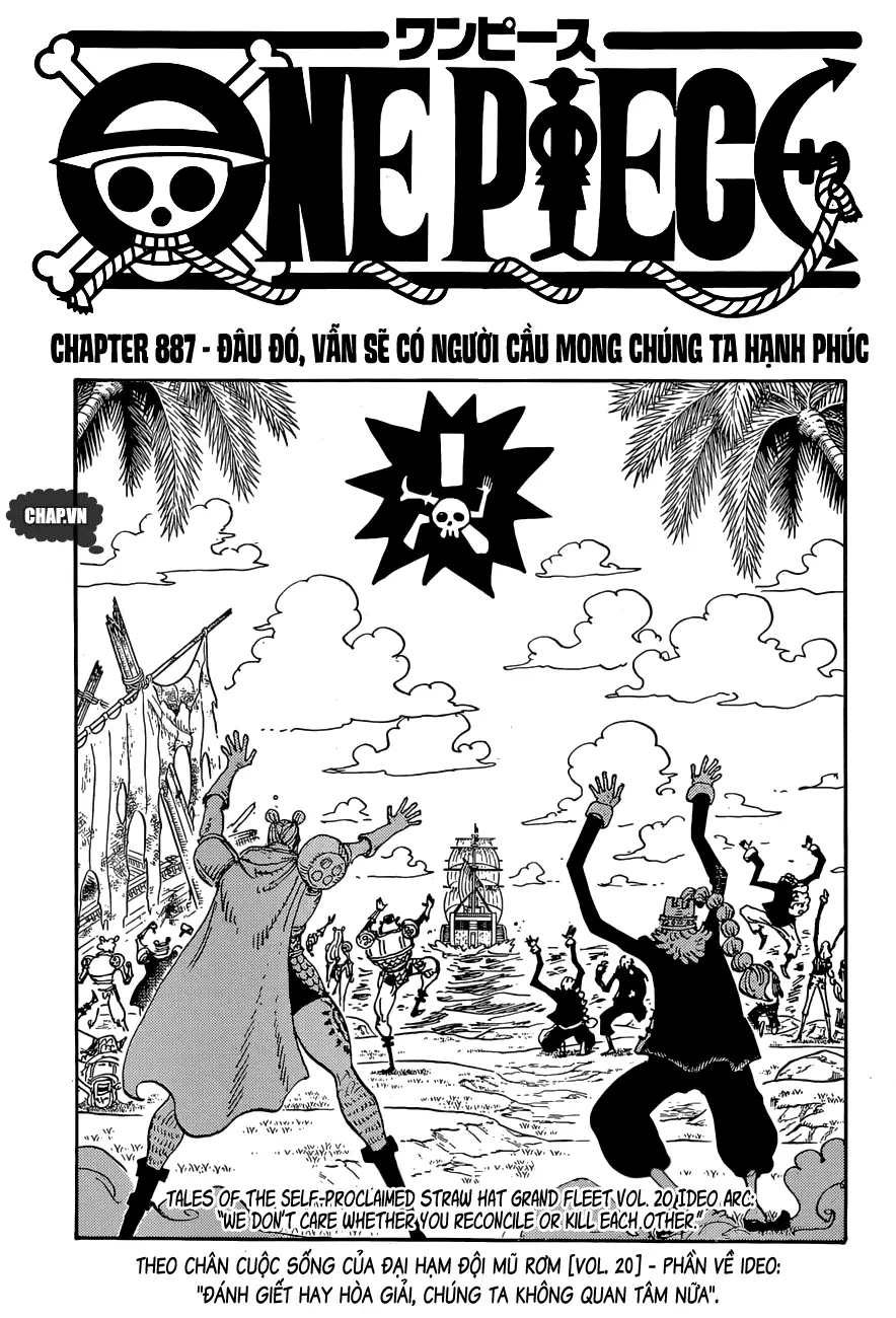 One Piece chương 887, trang 1