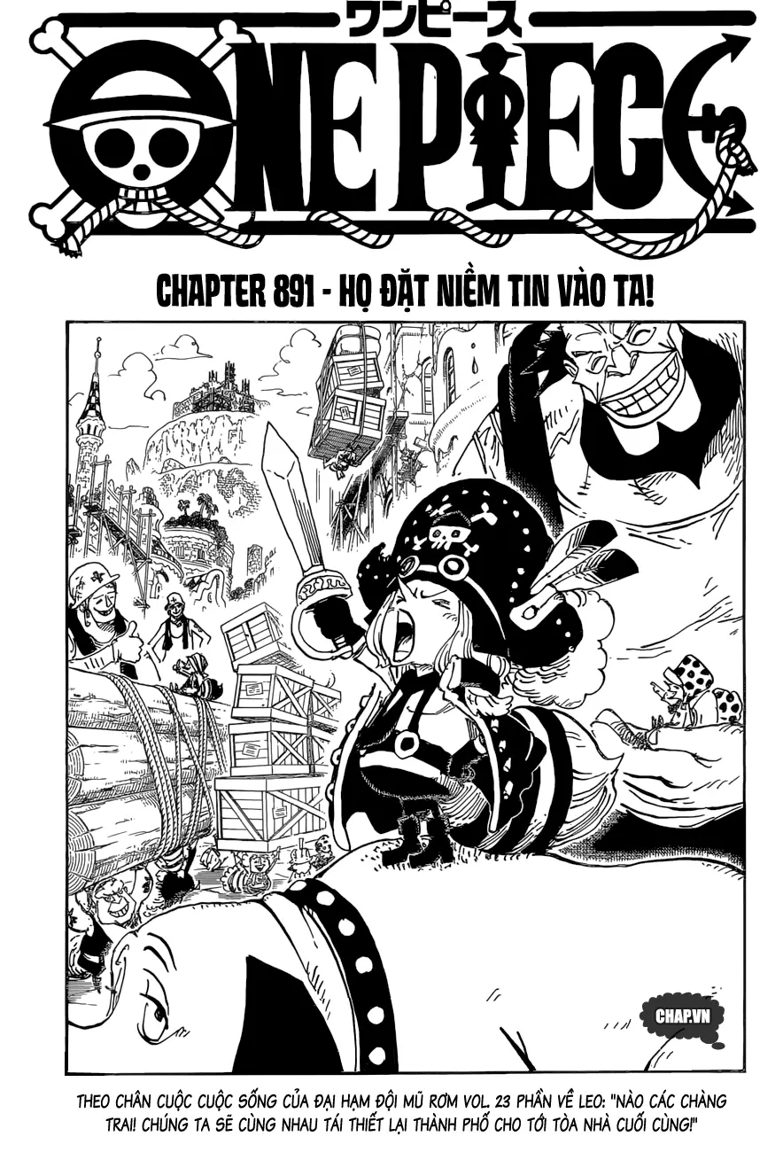 One Piece chương 891, trang 1