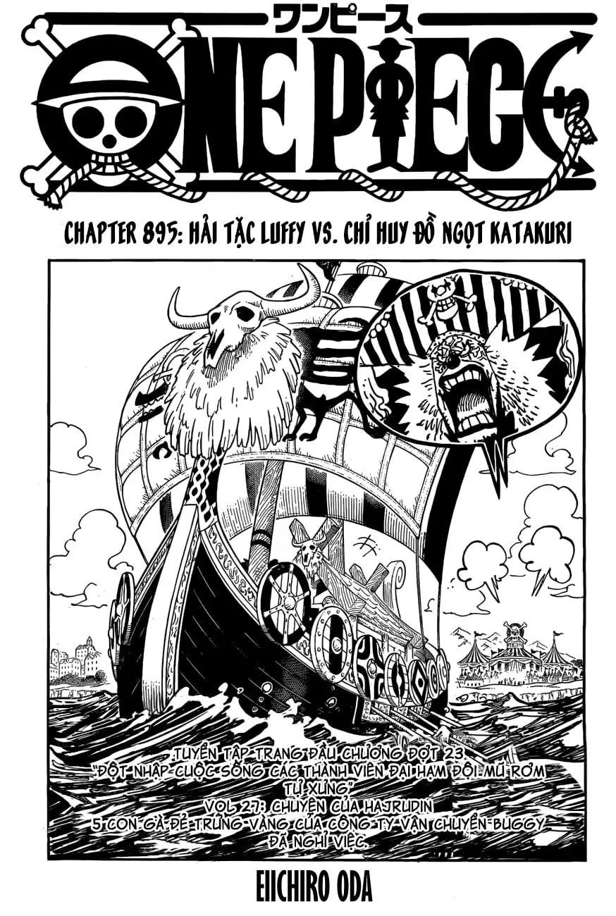 One Piece chương 895, trang 1