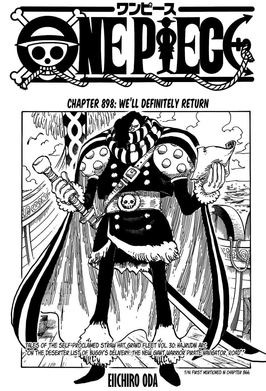 One Piece chương 898, trang 1
