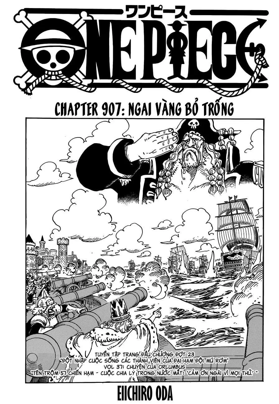 One Piece chương 907, trang 1
