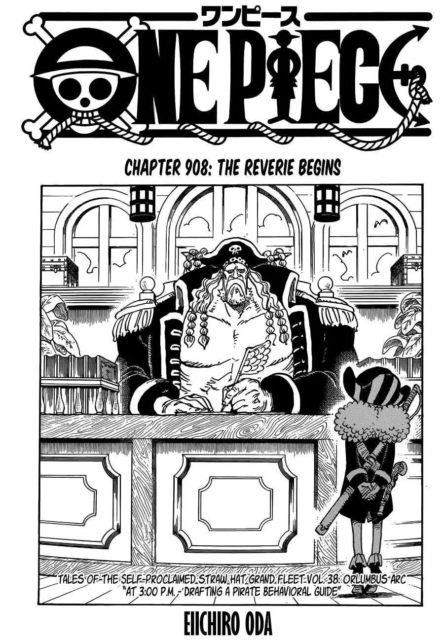 One Piece chương 908, trang 1