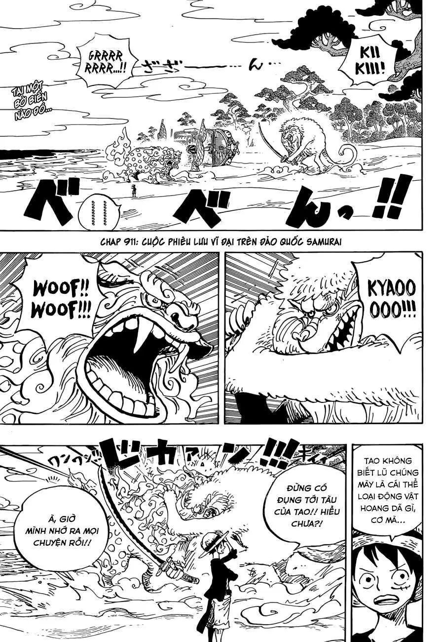 One Piece chương 911, trang 2