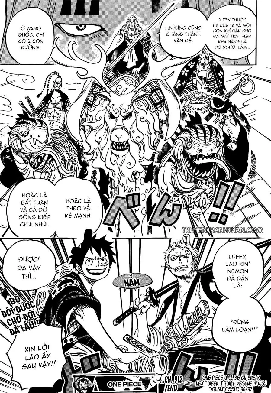 One Piece chương 912, trang 18