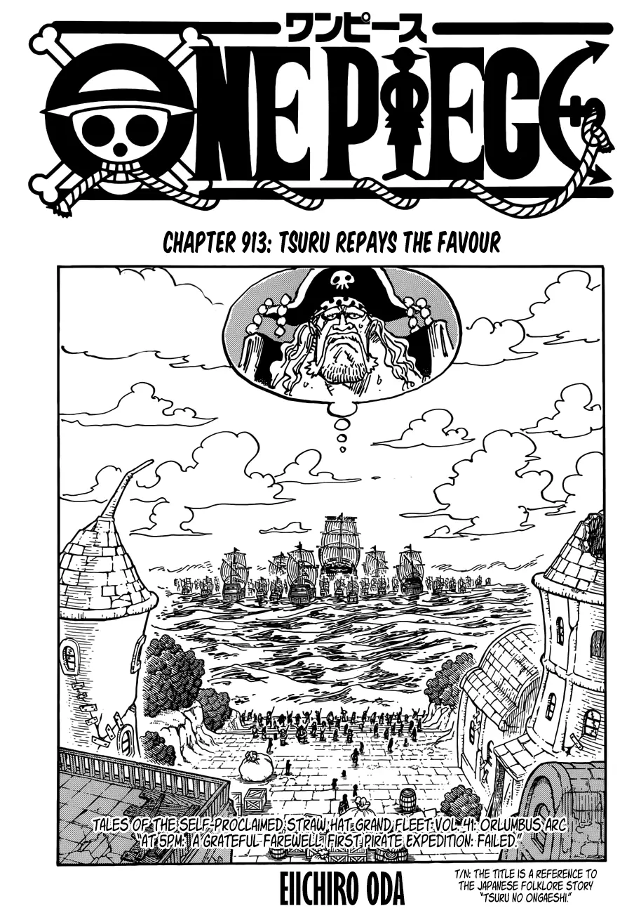 One Piece chương 913, trang 1