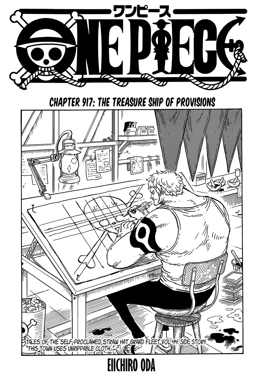 One Piece chương 917, trang 1