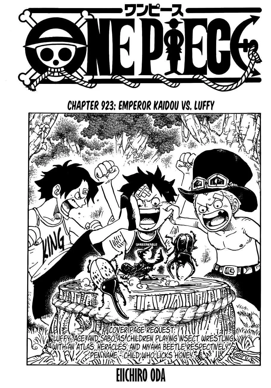 One Piece chương 923, trang 1