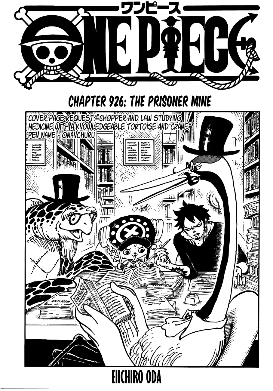 One Piece chương 926, trang 1