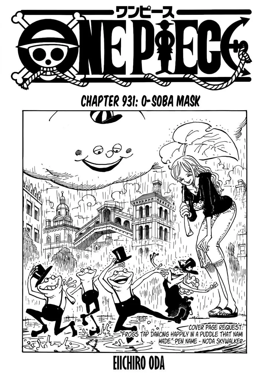 One Piece chương 931, trang 1