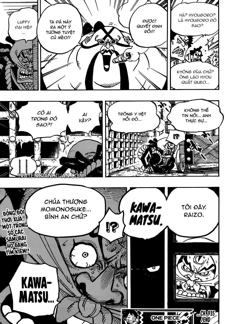 One Piece chương 935, trang 17