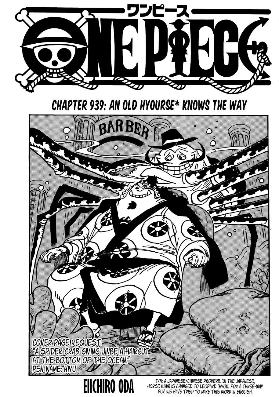 One Piece chương 939, trang 2