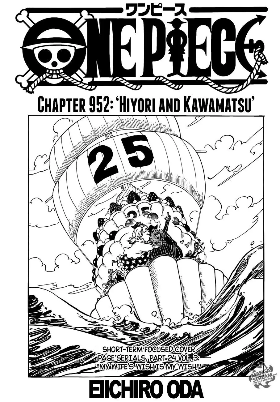 One Piece chương 952, trang 1