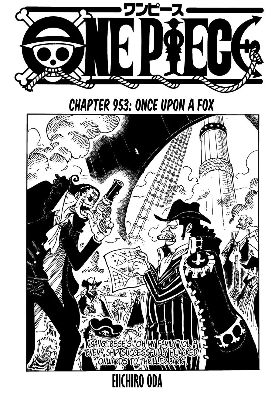 One Piece chương 953, trang 1