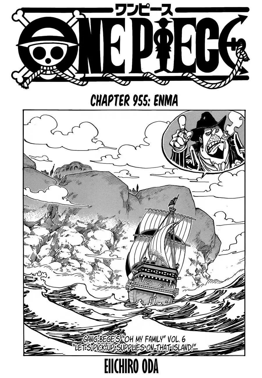 One Piece chương 955, trang 1