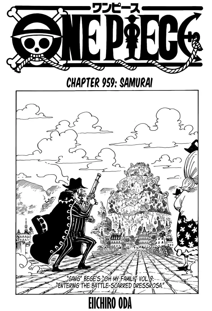 One Piece chương 959, trang 1