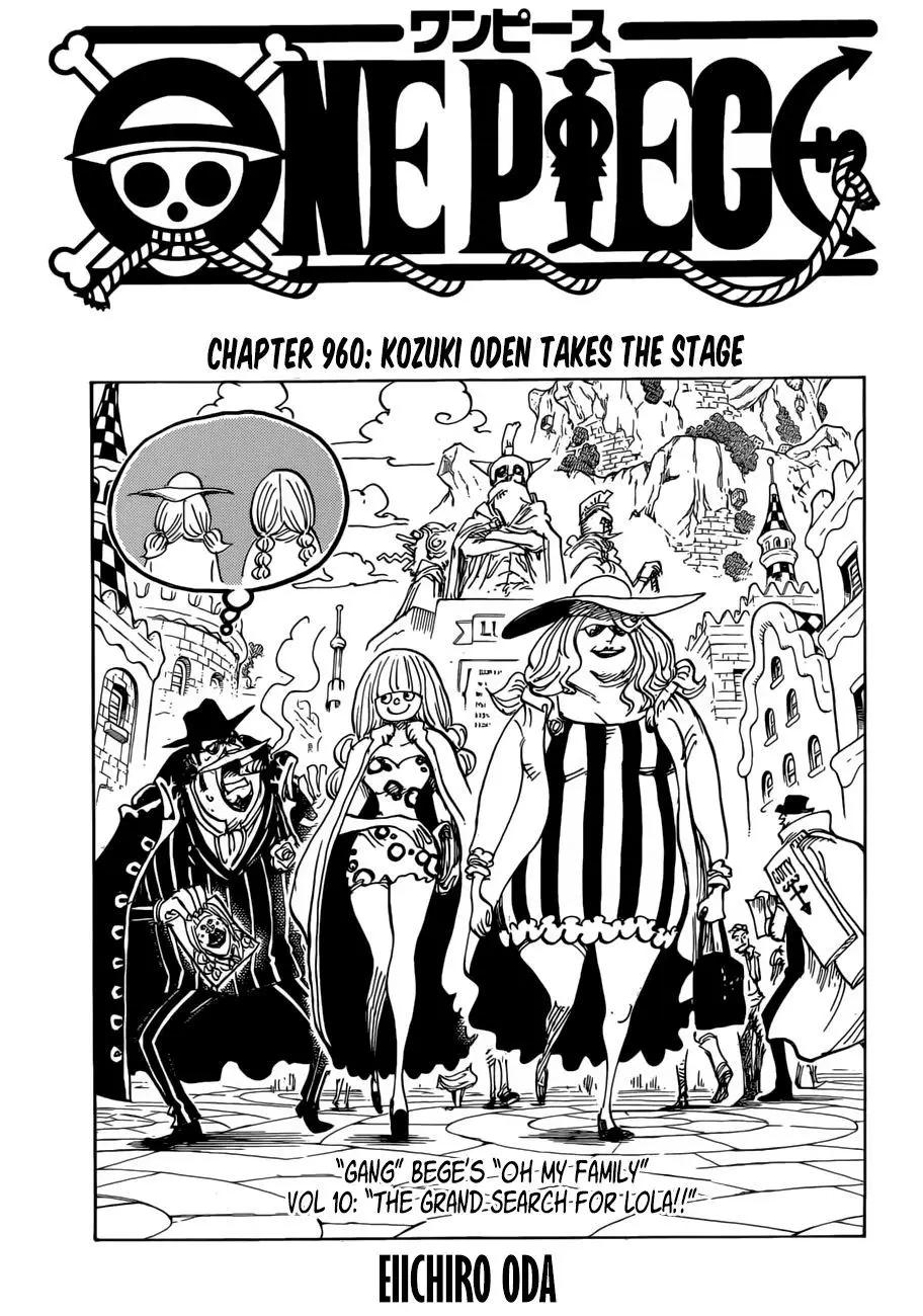 One Piece chương 960, trang 1
