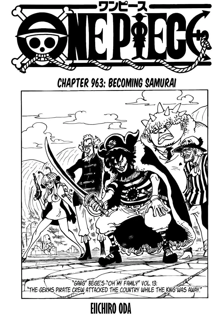 One Piece chương 963, trang 1