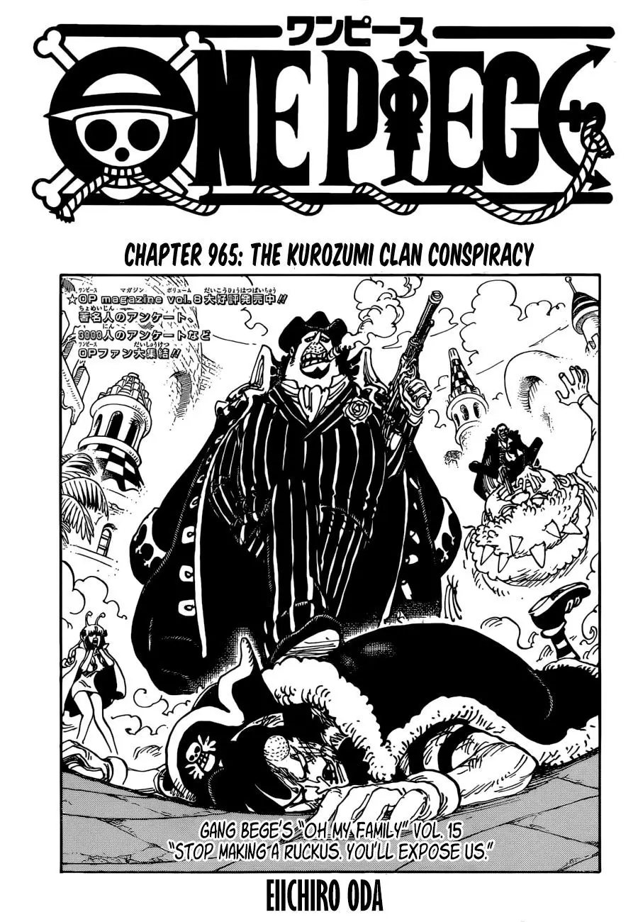 One Piece chương 965, trang 1