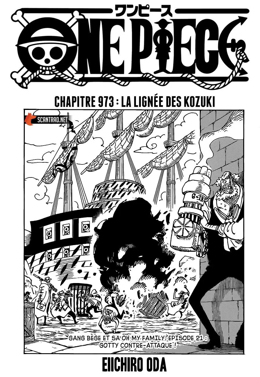 One Piece chương 973, trang 1