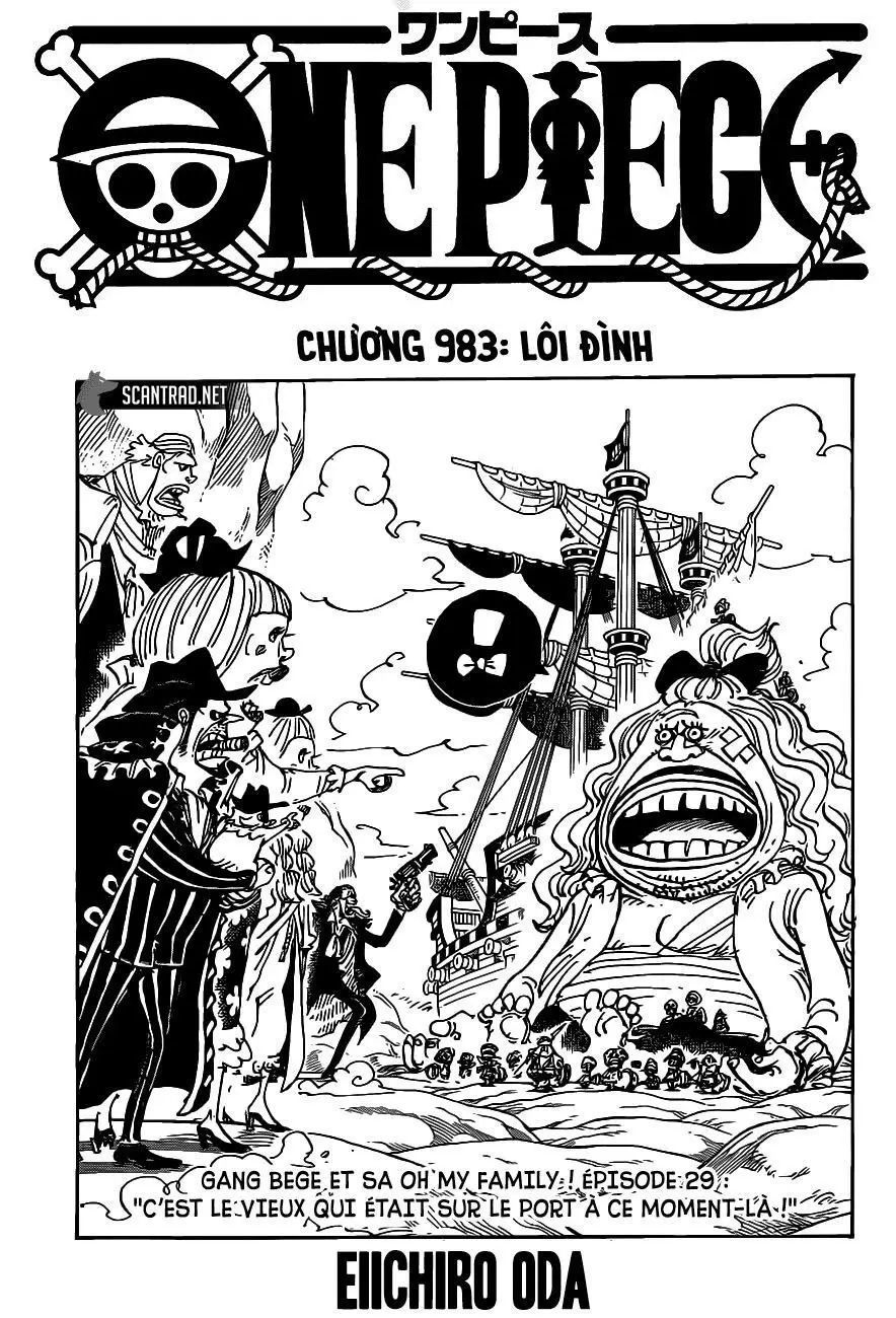 One Piece chương 983, trang 1