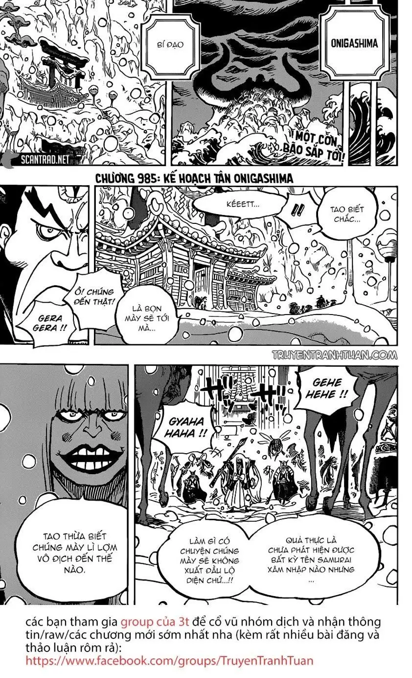 One Piece chương 985, trang 3