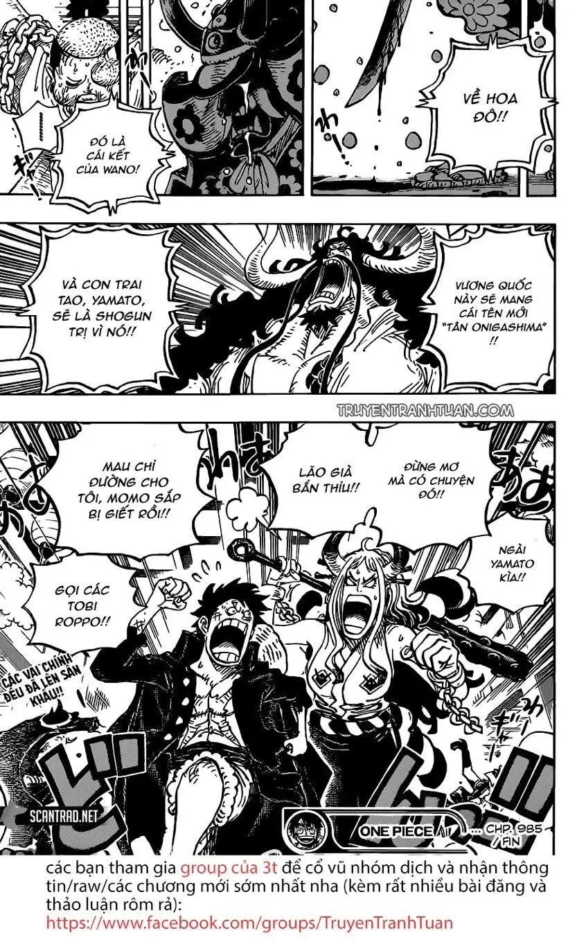 One Piece chương 985, trang 17