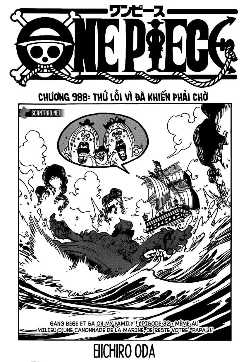 One Piece chương 988, trang 1