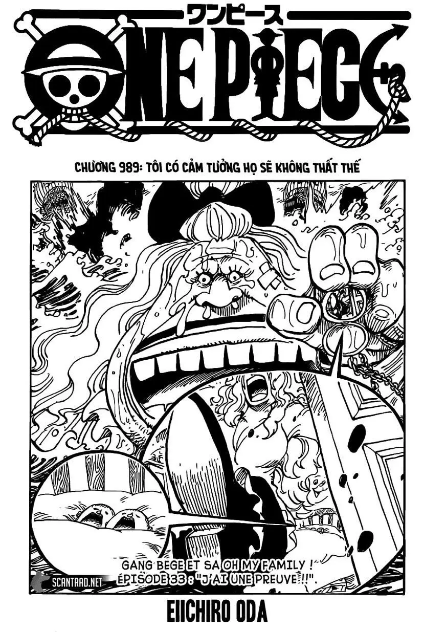 One Piece chương 989, trang 1
