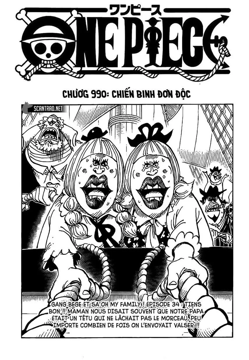 One Piece chương 990, trang 1
