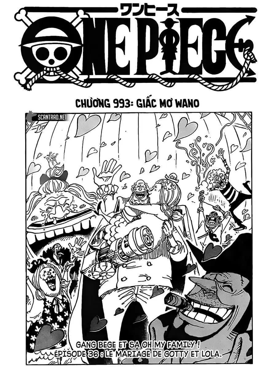 One Piece chương 993, trang 1