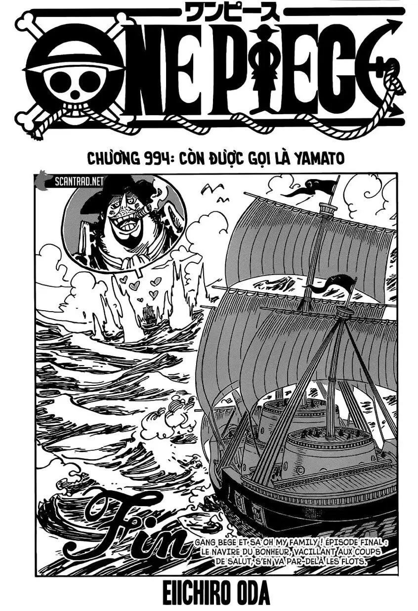 One Piece chương 994, trang 1
