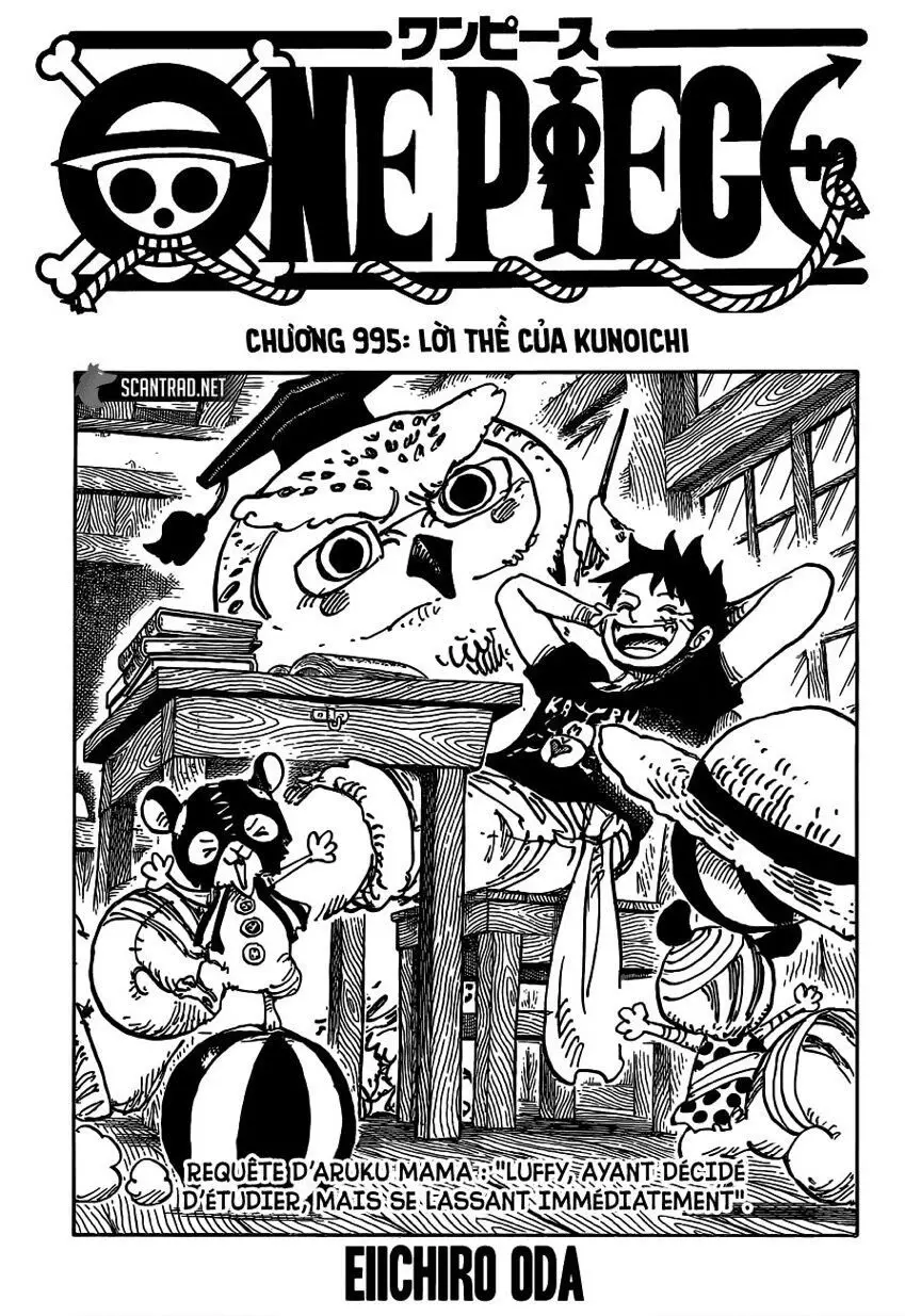 One Piece chương 995, trang 1