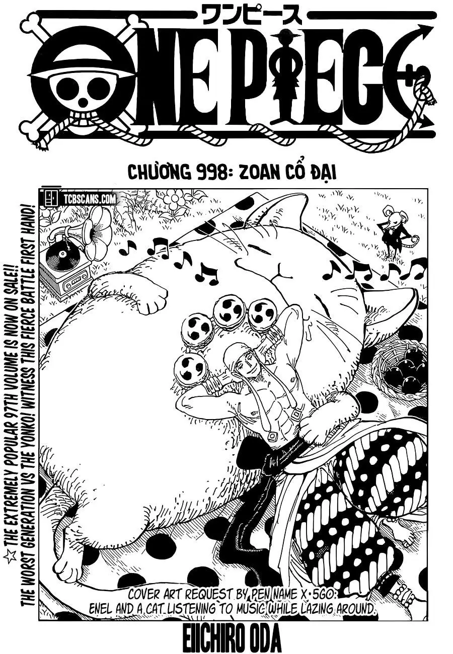 One Piece chương 998, trang 1